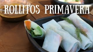 Rollitos primavera vegan [upl. by Oiliduab]