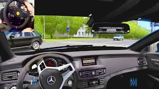 City Car Driving  Simulatore di Guida Mercedes CLS Alfa 155 BMW M5 [upl. by Aihseken91]