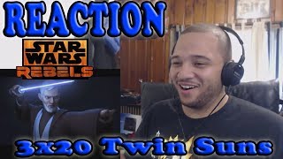 Star Wars Rebels Season 3 Episode 20  Twin Suns Reaction [upl. by Laszlo]