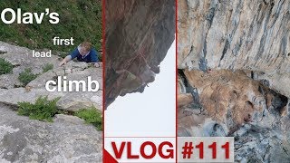 OLAVS FIRST LEAD CLIMB 111 [upl. by Mccollum]