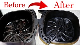 I Didnt Use Air Fryer Liner And This Happened  How To Thorough Clean Air Fryer Basin [upl. by Uon]