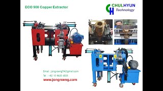 ECO 900 Electric Copper Separator Elmotorkap Motor or transformer scrap recycling machine [upl. by Atinar]