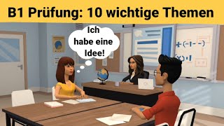 Mündliche Prüfung deutsch B1  Gemeinsam etwas planenDialog  10 wichtige Themen  sprechen Teil 3 [upl. by Ekud405]