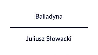 Balladyna  Juliusz Słowacki  Audiobook Całość [upl. by Jahdal]