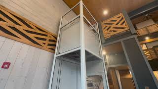 Garaventa Genesis Enclosure Wheelchair Lift at Big Bear Cove Lodge  Gatlinburg TN [upl. by Saint890]