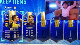 11 TOTS PLAYERS IN 1 PACK INSANE TOP 100 REWARDS FIFA 19 [upl. by Leong650]