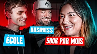 500K PAR MOIS LÉCOLE LES HATERS  Interview avec Margo Cunego [upl. by Eaned]