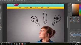 Photoshop ile kolay site yapımı [upl. by Yssim]