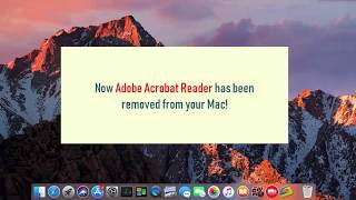 Uninstall Adobe Acrobat Reader for Mac [upl. by Anerroc892]