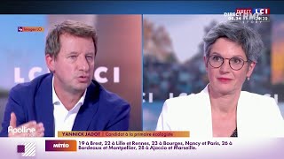 Primaire écologiste un débat télévisé sous tension entre Yannick Jadot et Sandrine Rousseau [upl. by Fisa247]