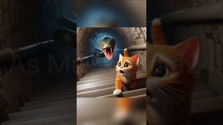 From Drains to Dreams Bear Saves Kittens Night catfunny funny catvideos funnycatvideos [upl. by Yendahc66]