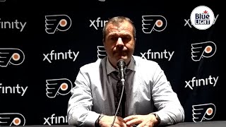 1123 Flyers Postgame Vigneault [upl. by Dorisa]