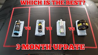 Whats The Best 3 Month Update Gyeon Can Coat v Meguiars Hybrid Coating v Carpro Lite v Fusso Coat [upl. by Yticilef]