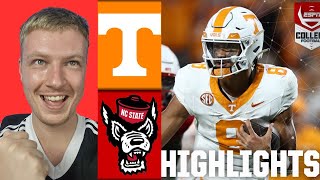 British Guy Reacts To Tennessee Volunteers vs NC State Wolfpack  Full Game Highlights [upl. by Deden342]