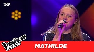 Mathilde  quotIssuesquot af Julia Michaels  Blind 3  Voice Junior Danmark 2017 [upl. by Jo-Ann]