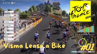 Tour de France 2024 PS5  Visma Lab 01  Mission Toursieg mit Vingegaard [upl. by Inek]