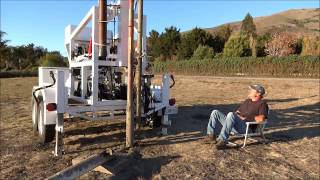 Lifewater Drilling  Model LD Rhino Cable Tool Drill Rig [upl. by Jacquie]