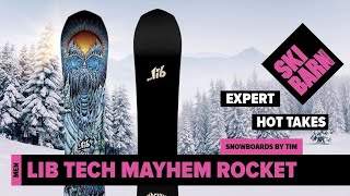 Lib Tech Mens Mayhem Rocket Snowboard 2025 [upl. by Zoellick]