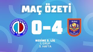 MAÇIN ÖZETİ  Nesine 3 Lig 1 Grup  Anadolu Üniversitesi 04 Silifke Belediye Spor [upl. by Corenda]