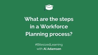 What are the steps in a Workforce Planning process [upl. by Hylan]