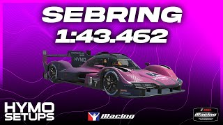 iRacing Hotlap  Porsche 963 GTP  Sebring  IMSA  2024 S4 Week 9 [upl. by Batha]