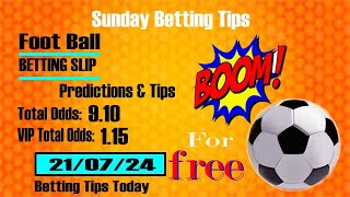 FOOTBALL PREDICTIONS TODAY SOCCER PREDICTIONS Betting Tips Today sportsbet online [upl. by Enedan]