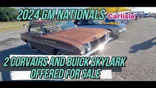 2024 GM Nationals Carlisle 2 Corvairs and Buick Skylark Offered For Sale [upl. by Lazarus]