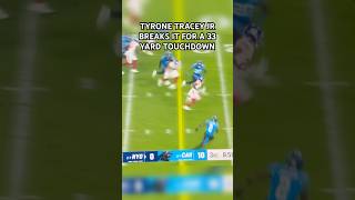 TYRONE TRACEY JR BREAKS IT FOR A 33 YARD TOUCHDOWN [upl. by Apur]