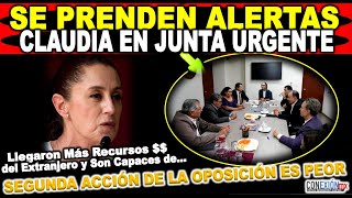 Junta urgente Claudia y sus coordinadores llegó legión extranjera traen recursos  y cibernéticos [upl. by Ekoorb]