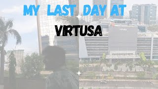 Vlog1  My Last Day at Virtusa  Hyderabad Campus [upl. by Ynohtna]