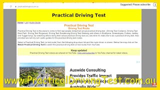 Practical Driving Test Website Overview [upl. by Sherrie]