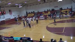 Poquoson Boys Basketball v Warhill [upl. by Tomkin]