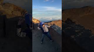 On top of Haleakalā volcano with my sons 2023 December Maui Hawaï [upl. by Unders]