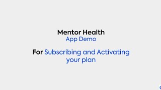 How to use the subscription code in Mentor Health Application [upl. by Ariaek]