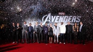 Marvels The Avengers Red Carpet World Premiere [upl. by Snevets]