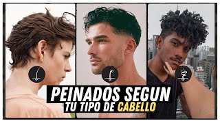 MEJORES PEINADOS PARA HOMBRES SEGUN TU TIPO DE CABELLO LACIO ONDULADO CRESPO CHINO [upl. by Lemon]