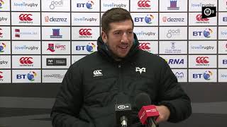 Ospreys TV Justin Tipuric talks Scarlets [upl. by Retlaw]