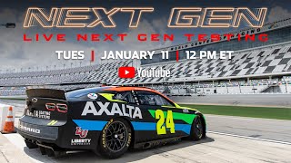 Live Next Gen Daytona Testing January 11  NASCAR [upl. by Ettenrahs]