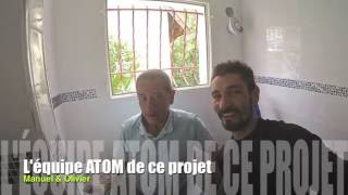 Rénovation de salle de bain réalisée par la société ATOM Août 2016 [upl. by Beacham]