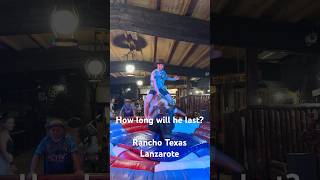 Bucking Bronco Rancho Texas Lanzarote Country amp Western Night [upl. by Laud142]