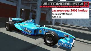 Automobilista 2  Formula V10 Gen2  Jacarepaguá 2005 hotlap [upl. by Luhar]