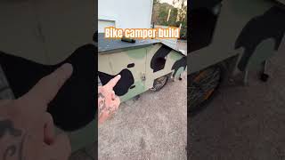 Bike camper build is wrapping up bicyclecamper tinycamper diy automobile [upl. by Child]