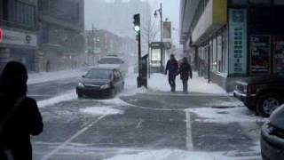 Tempête de neige à Montréal [upl. by Tak11]