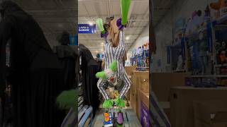 DISTURBING Laughing Handstand Clown Animatronic at Lowe’s [upl. by Katlin898]