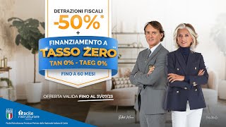 Nuova Promo Detrazioni fiscali 50  Finanziamento a Tasso Zero [upl. by Asim611]