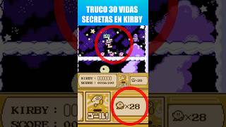 TRUCO 30 VIDAS SECRETAS EN KIRBY [upl. by Mamie212]