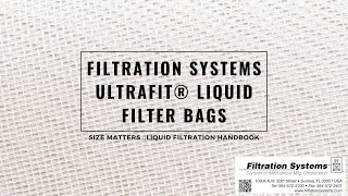 Ultrafit® Liquid Filter Bag  Filtration Systems [upl. by Ardelle]