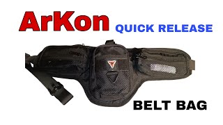 Arkon quick release belt bag review [upl. by Rebmit]