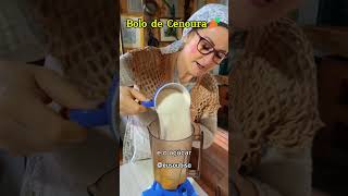 Bolo de cenoura que sua avó fazia👵🏼 Me segue aqui❤️ cozinhando receitas culinaria bolo [upl. by Gisela]