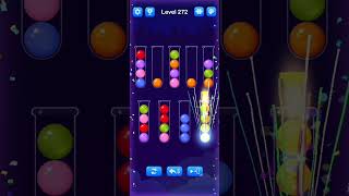 Ball Sort Level 272 Walkthrough Solution AndroidiOS [upl. by Tati]